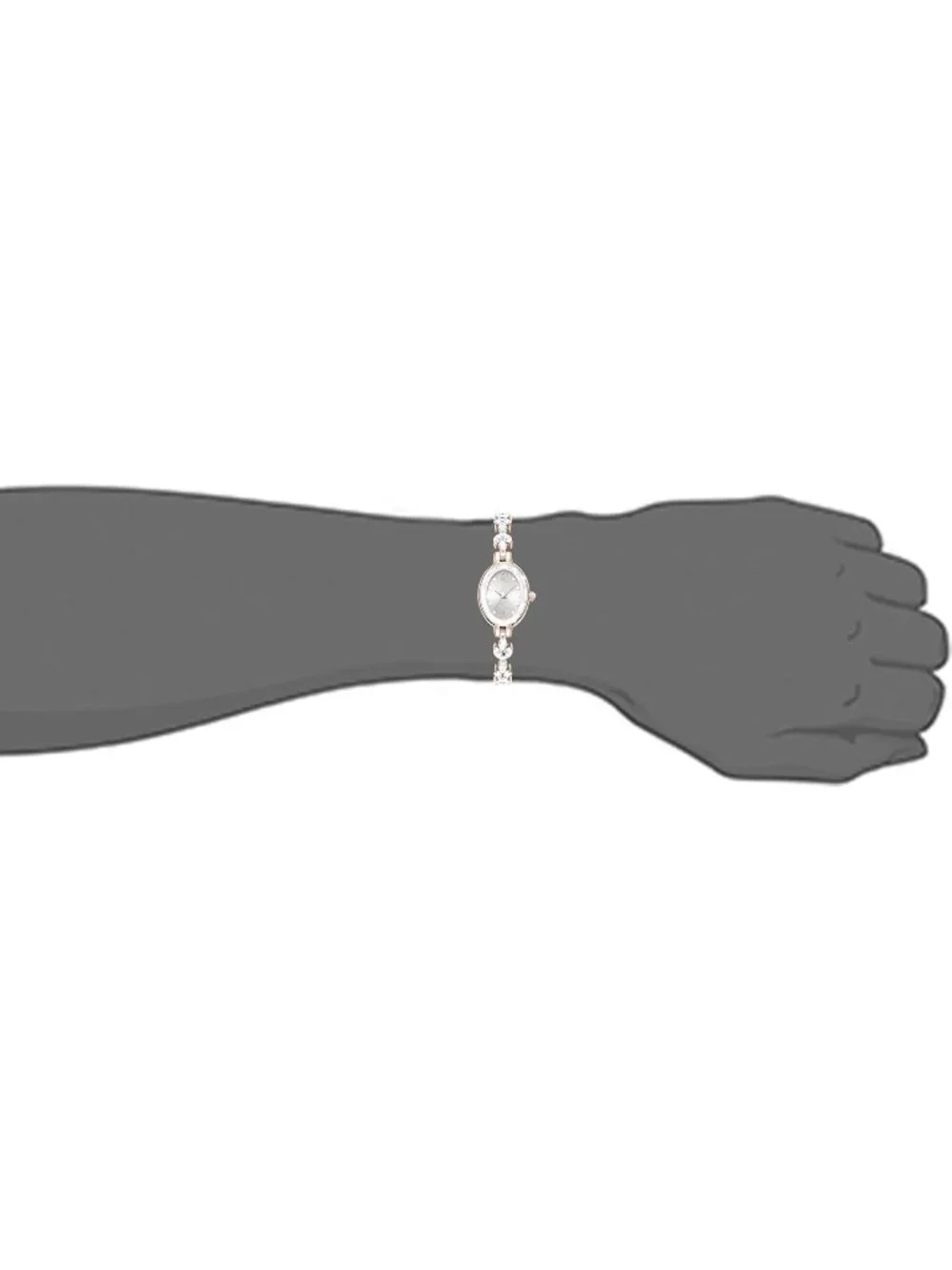 Women's White Luxury Petal Casual Bracelet Simulated Quartz Elegant Wrist Watch